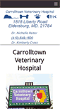 Mobile Screenshot of carrolltownvethosp.com